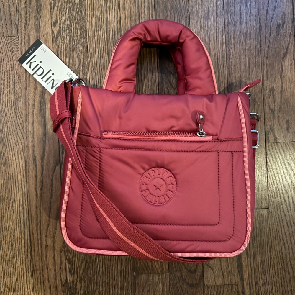 Kipling Cherry Red Crossbody Bag
